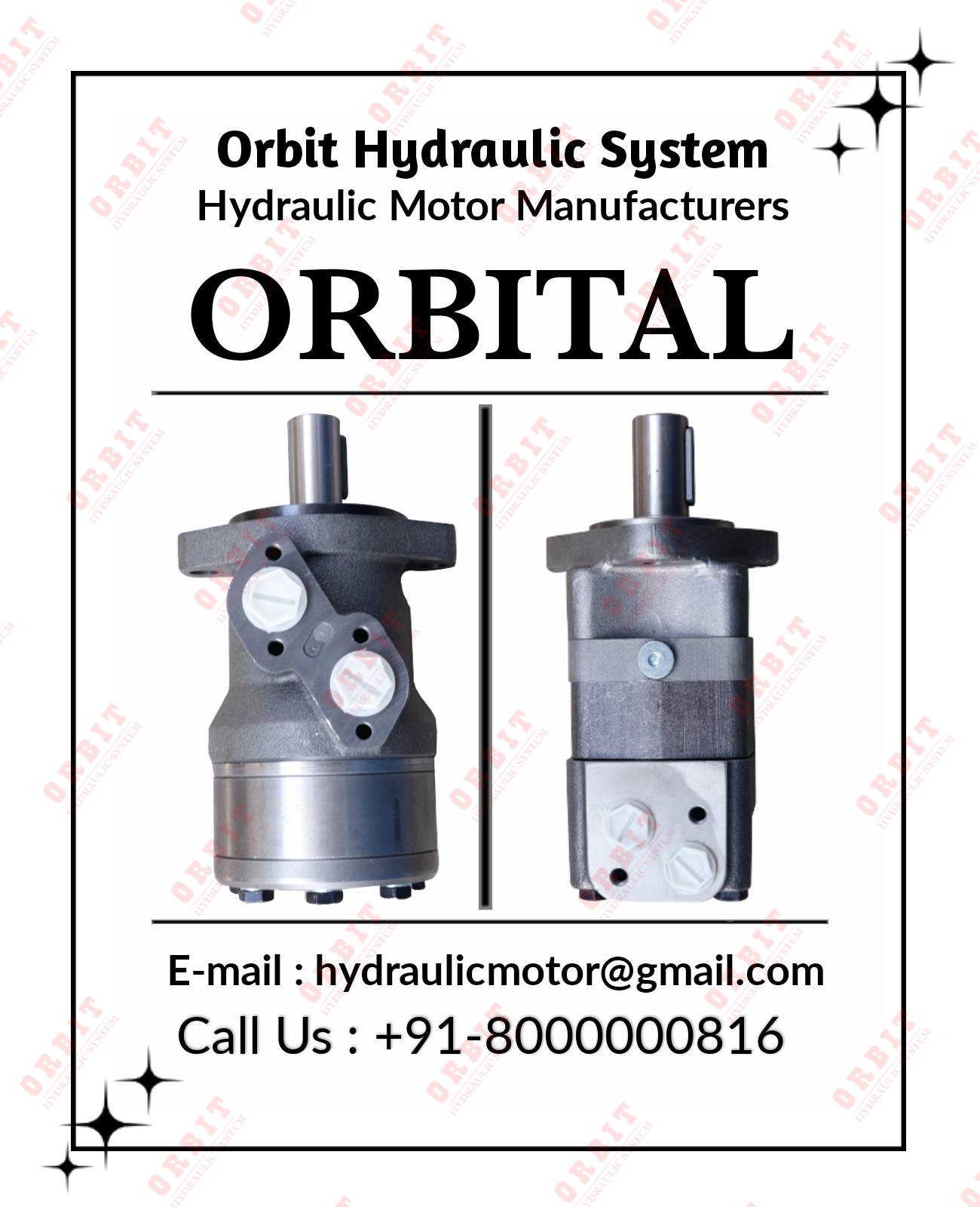 WHITE DRIVE OMM 50 HYDRAULIC MINI MOTOR - SIDE PORT VERSION